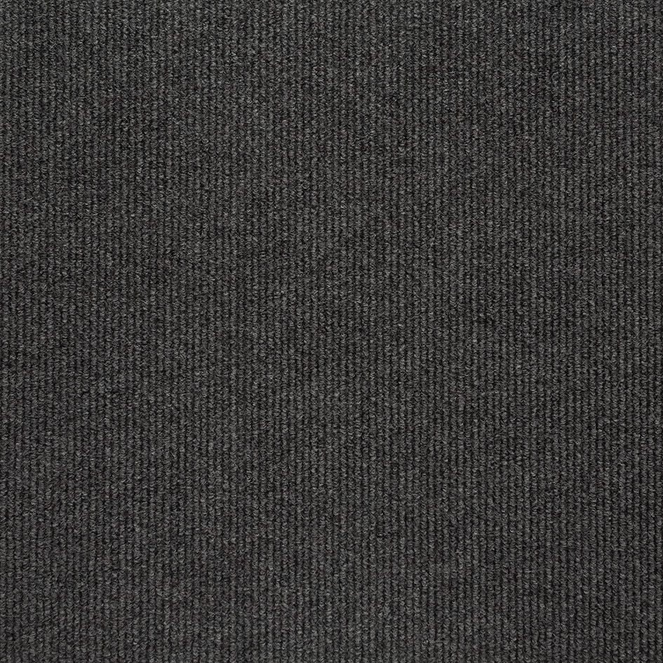 Burmatex Academy Heavy Contract Cord Carpet Tiles Charcoal Grey (Gresham Grey) 11802