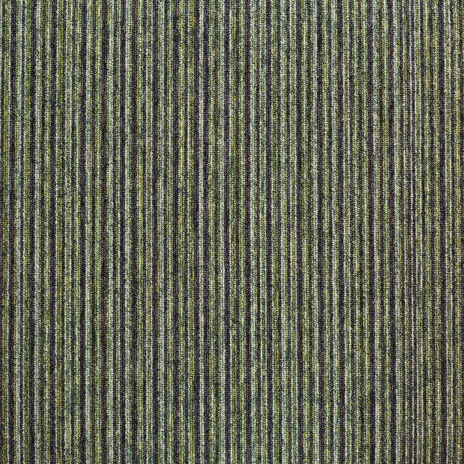 Burmatex Tivoli Heavy Contract Carpet Tiles Multiline Palm Green 20715