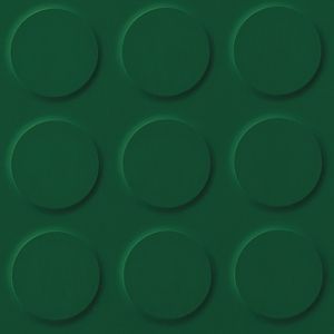 Polyflor Saarfloor Noppe Rubber Stud Tile Green Baize 015