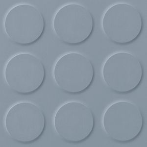 Polyflor Saarfloor Noppe Rubber Stud Tile Mercury 129