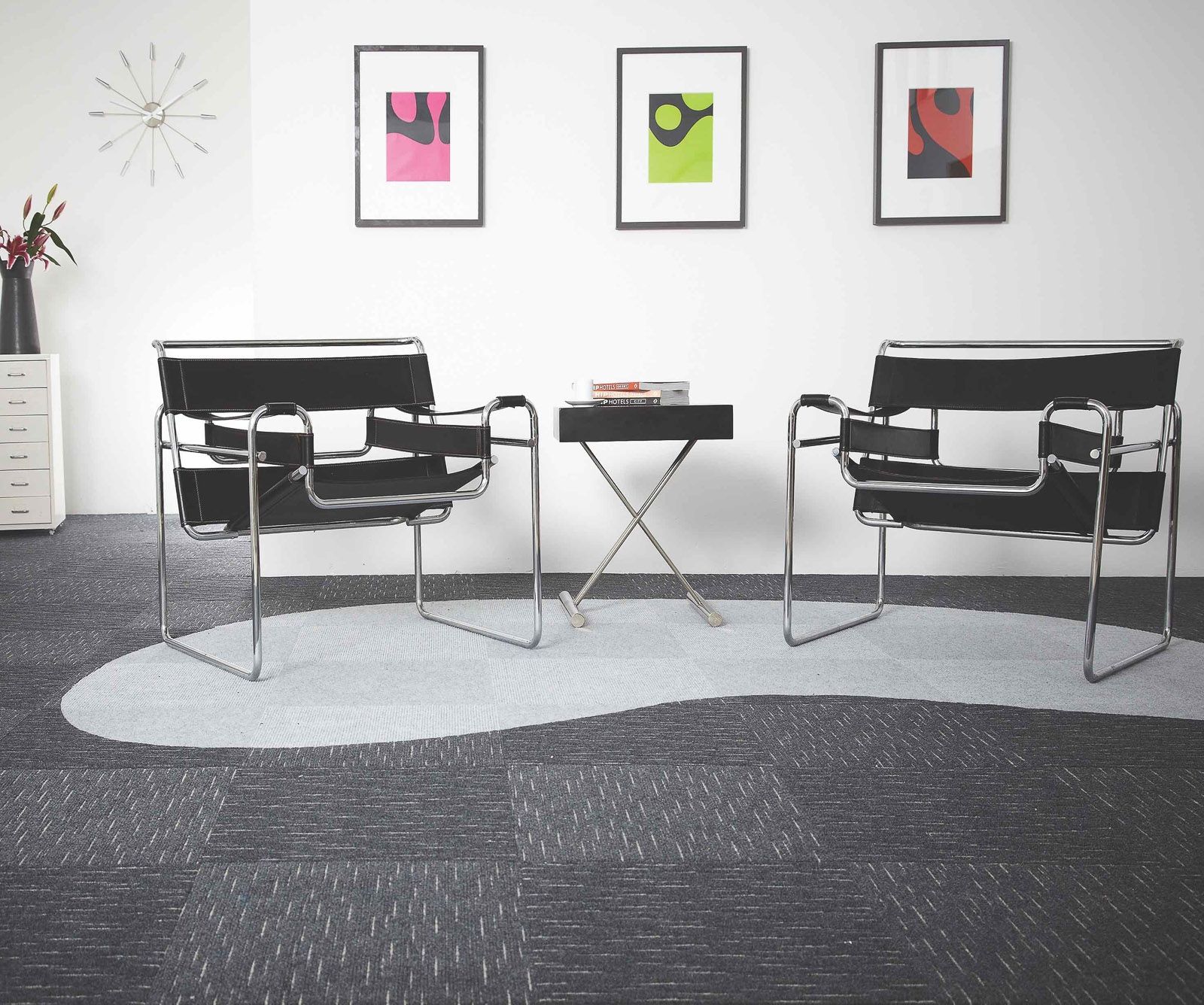 Heckmondwike Array Carpet Tile Array Marble 50 X 50 cm