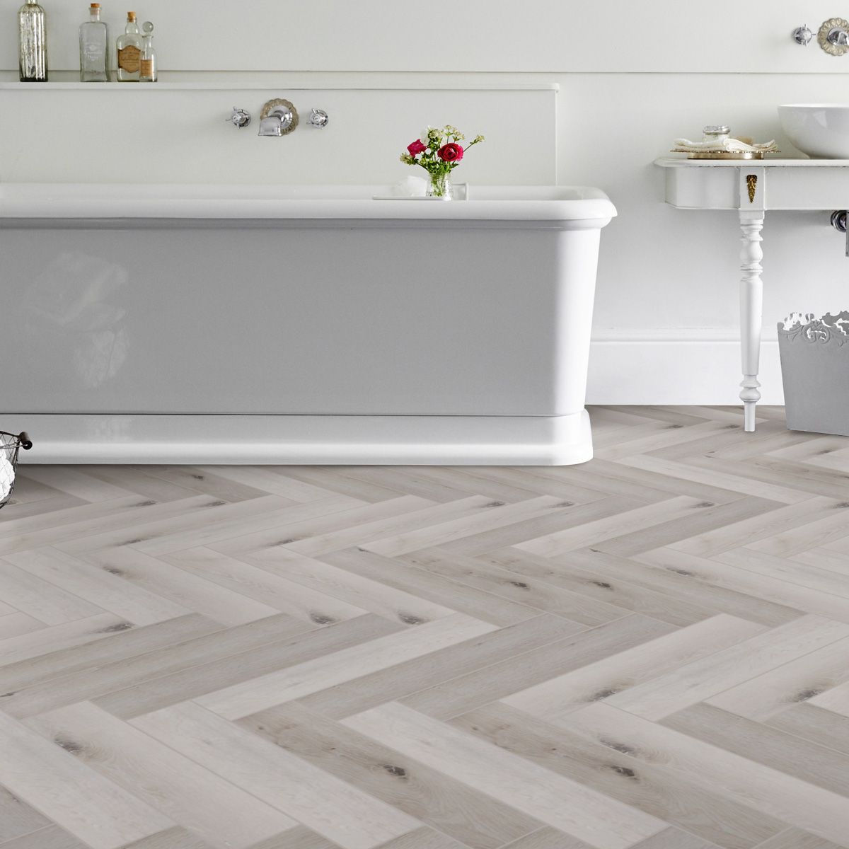 Flooring Hut Burleigh Parquet Timber 55 - White Ash Maple