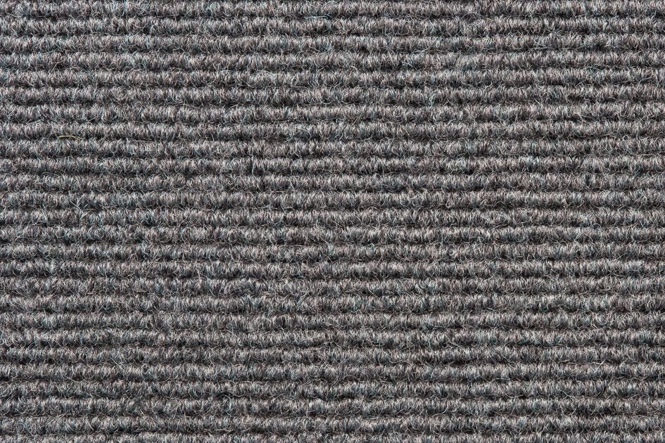 Heckmondwike Broadrib Carpet Tile Kingston Grey 50 X 50 cm