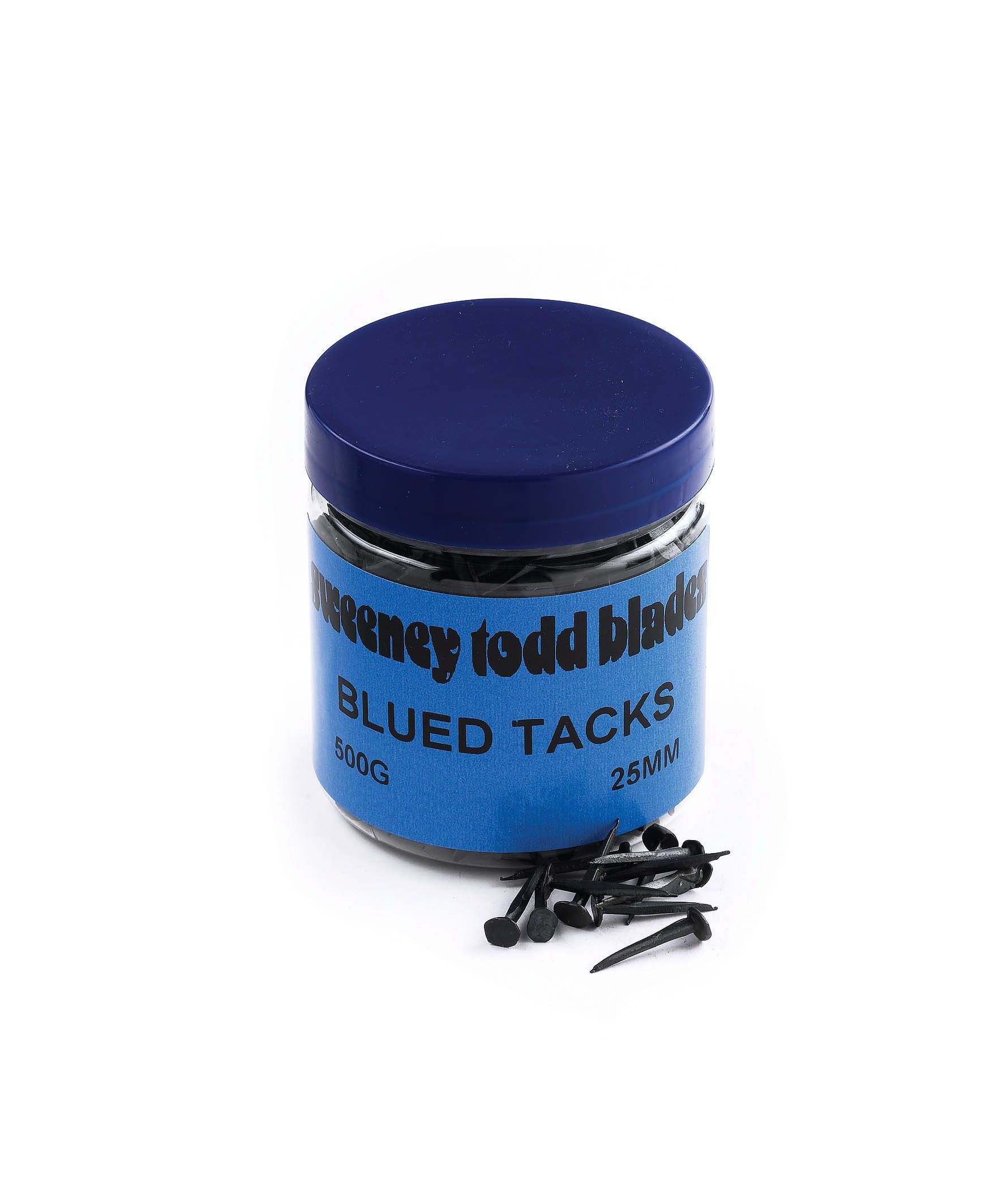Blued Tacks 25mm 500g Tub Cat No 10104