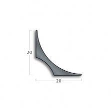 Gradus CF20 PVC Cove Former 20mm