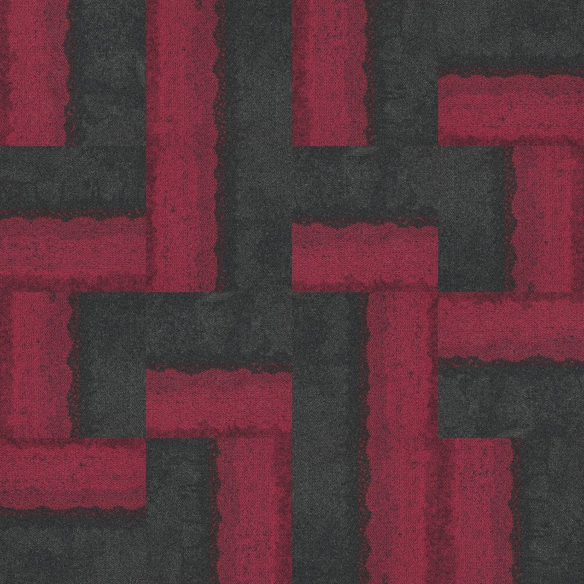 Interface Composure Edge Carpet Tile Berry/Solitude 4274008