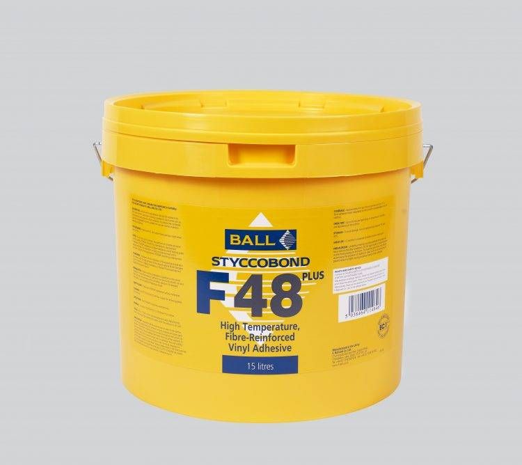 F Ball Styccobond F48 Plus High Temperature Adhesive 15L