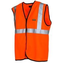 HI-VIZ WAISTCOAT - ZIPPED