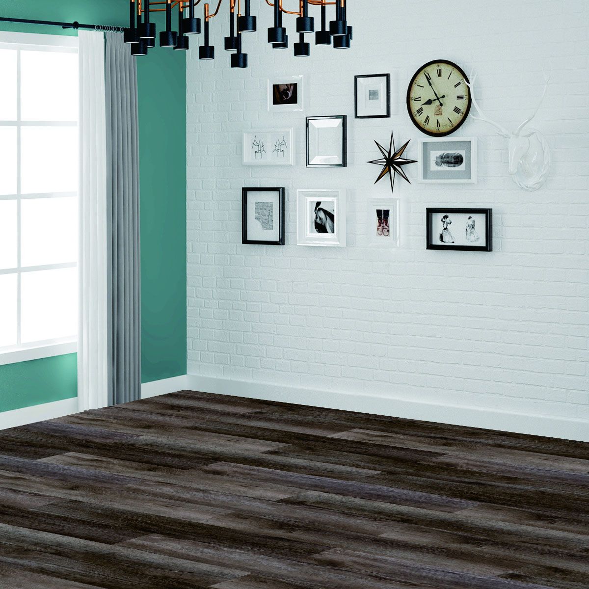 Flooring Hut Burrnest Click SPC Rigid Core - Highland Walnut