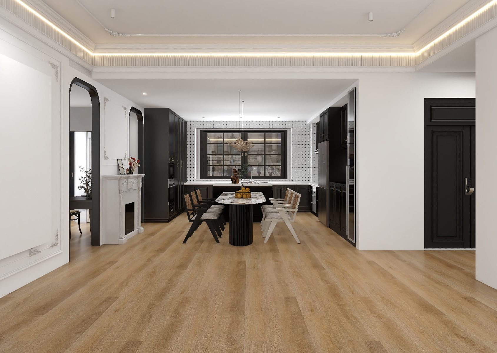 Bleached White Oak Impervia Flooring