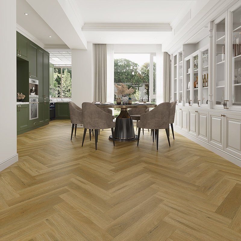 Luvanto Click Plus Herringbone White Oak
