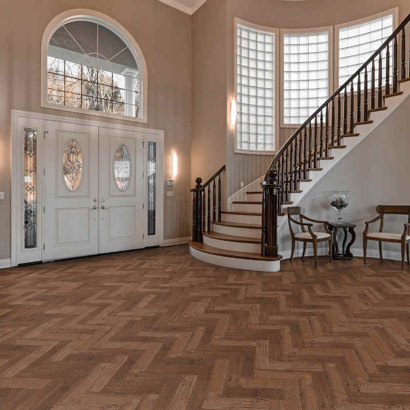 Luvanto Click Plus Herringbone White Oak