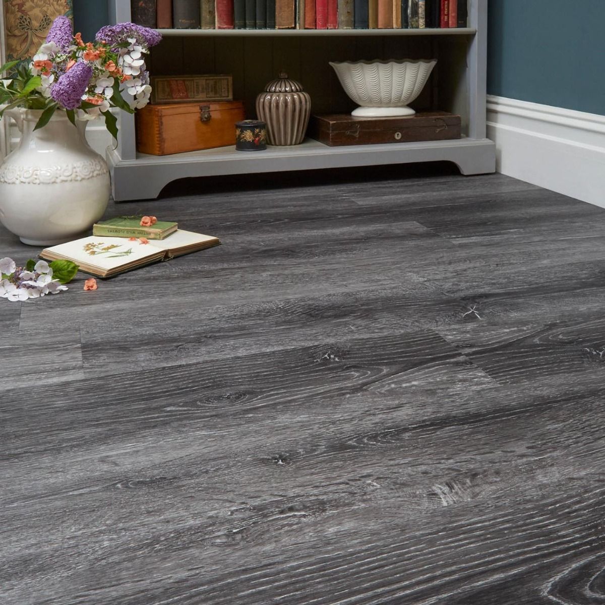 Burrnest Victoria Luxury Vinyl Flooring - Dark Lime Smoked