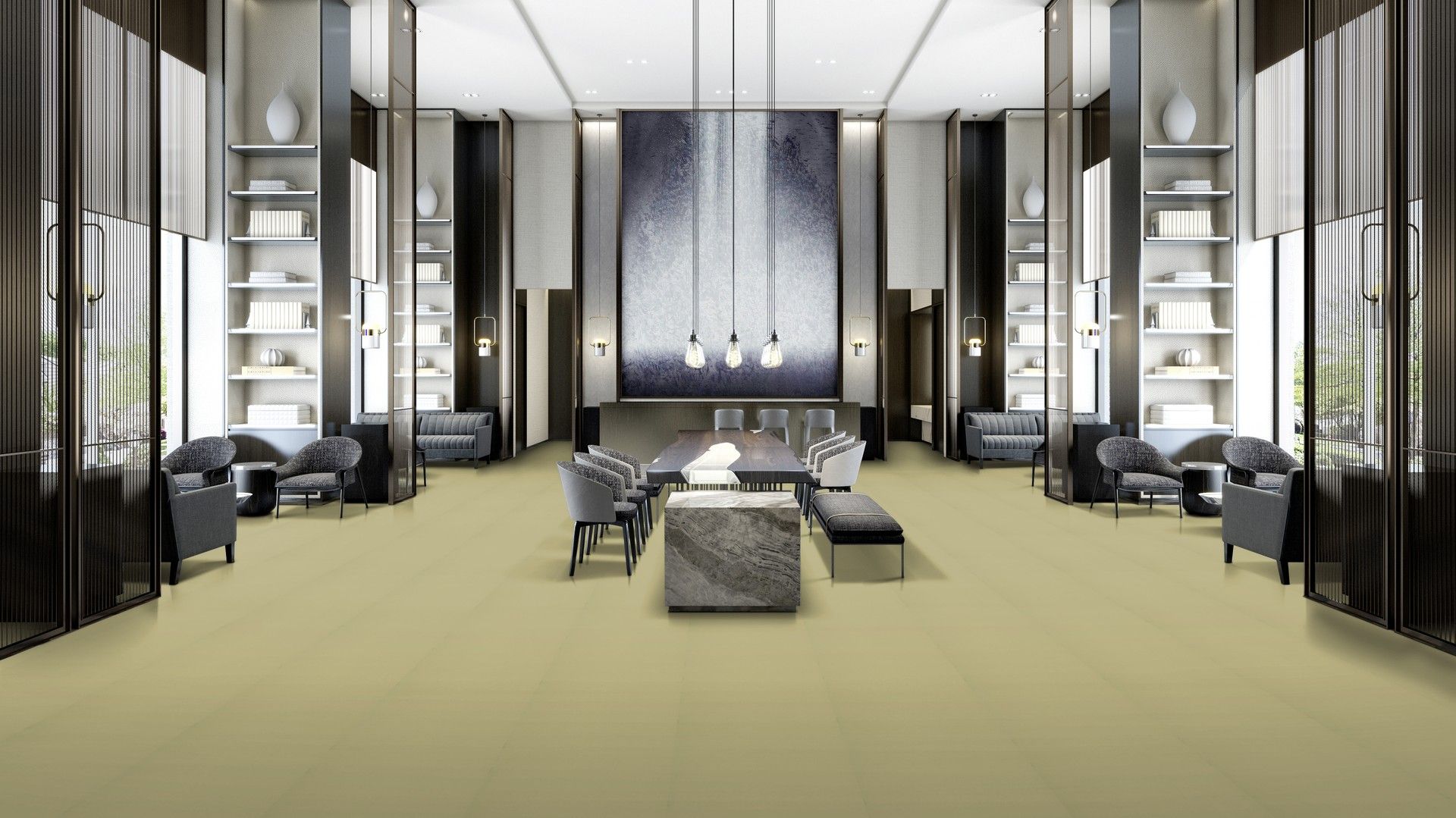 Forbo Modul'up 19 dB Colour Artichoke Uni 0858UP4319