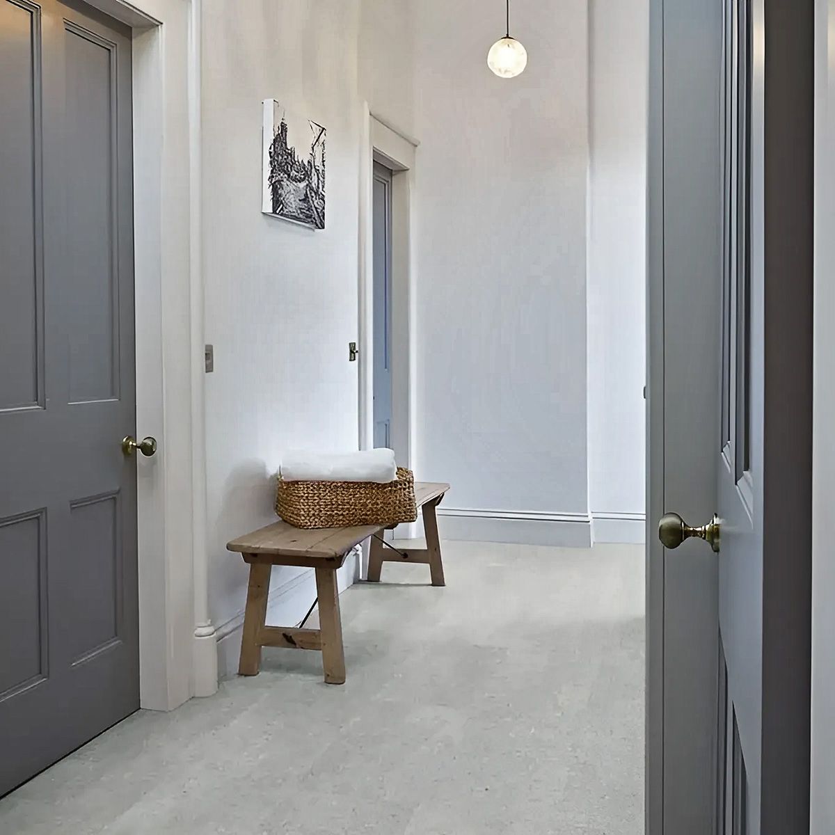 Polyflor Camaro Rigid Core PUR Plank Grey Flagstone 4166 