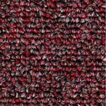 CFS Modena Red Heavy Contract Carpet Tiles