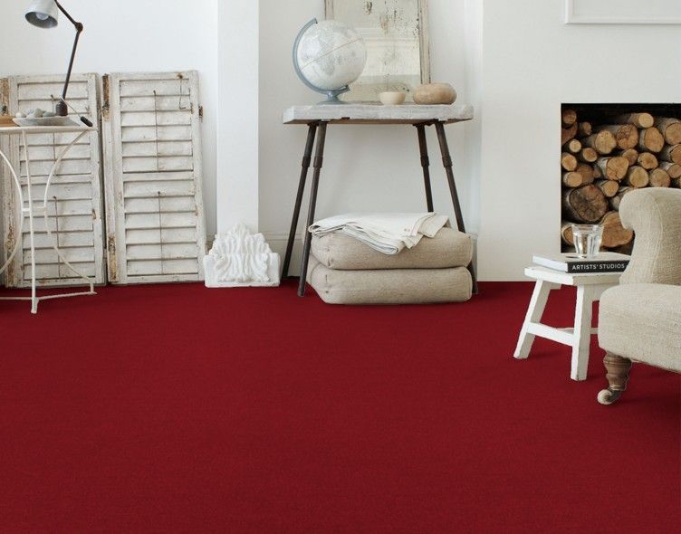 Brockway Carpet Dimensions Plain 40 Ruby 