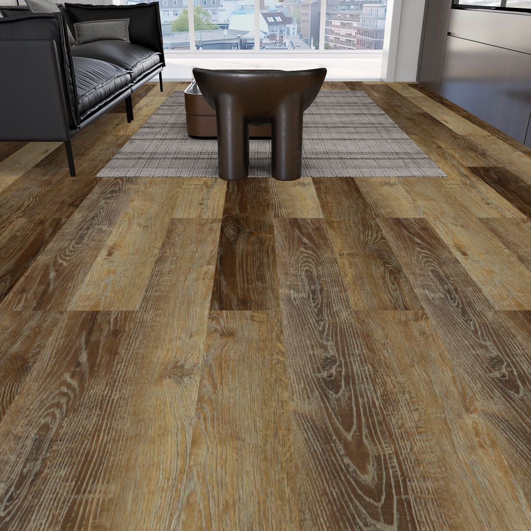Flooring Hut Burrnest Click SPC Rigid Core - Rustic Oak