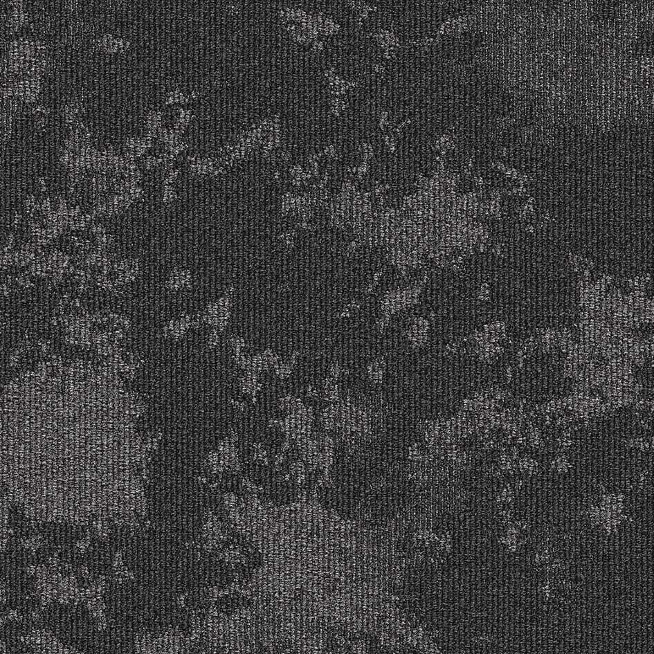 Burmatex Snowfall Carpet Tiles Black Night 35704