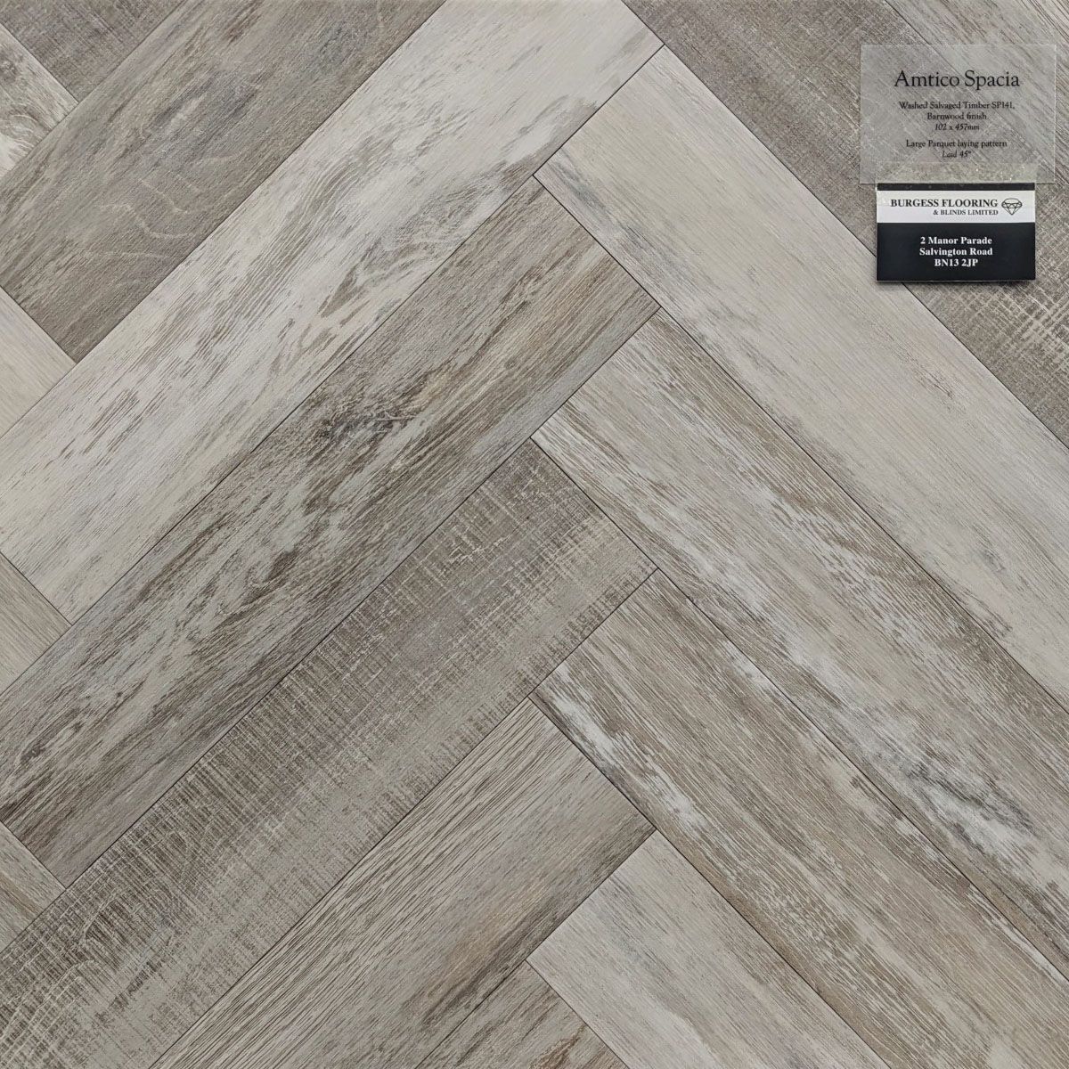 Amtico Spacia Washed Salvaged Timber SS5W3322