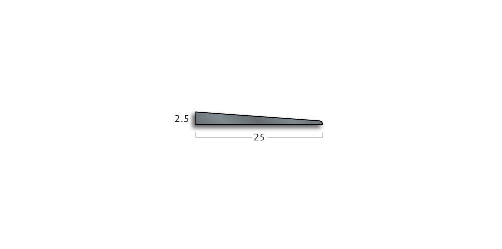 Gradus T250 2.5mm Diminishing Strip