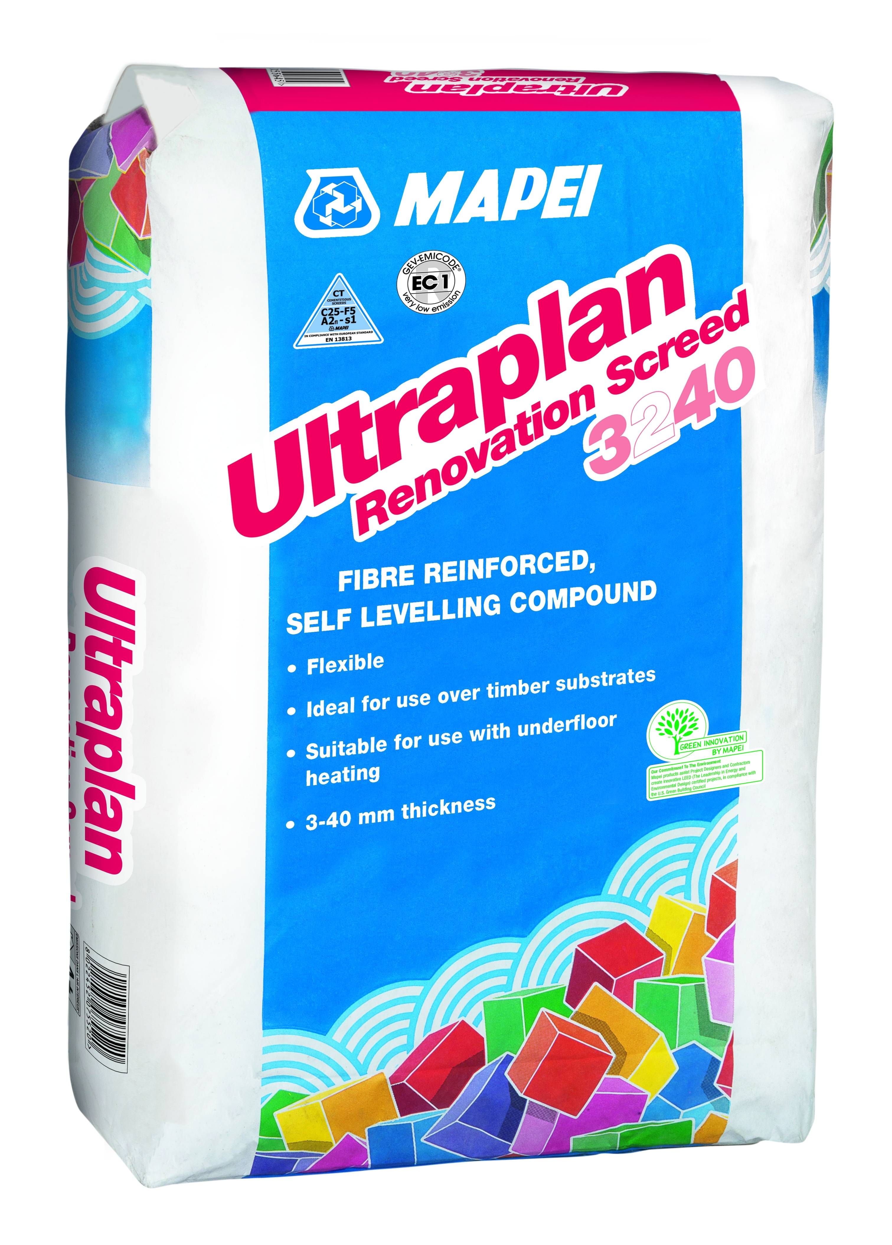 Mapei Ultraplan 3240 Renovation Screed 25Kg Bag