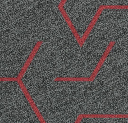 Forbo Flotex Planks Triad Red Line 131011