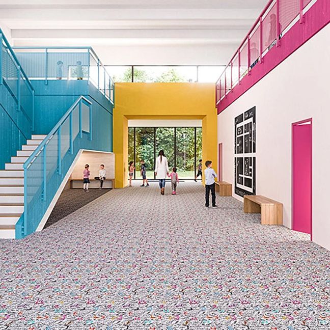 Forbo Flotex created by Galeote Carpet Scribble Dibujar 340003F