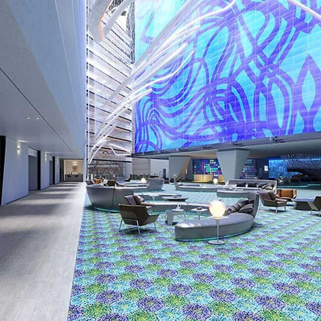 Forbo Flotex by Mac Stopa Carpet Blue Anemone 360001F
