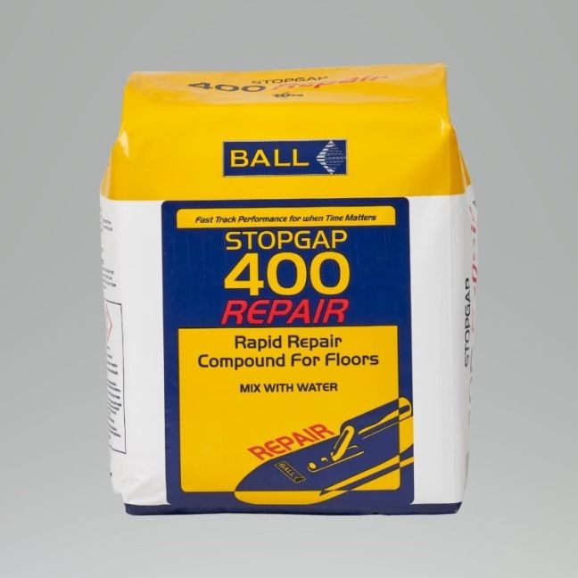 F Ball Subfloor Prep - Repair Mortar Stopgap 400 Rapid Set - 10kg bag