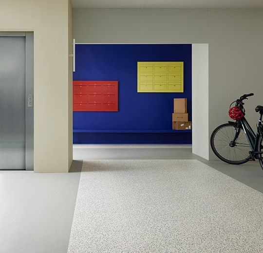 Forbo Acoustic Sarlon 15 dB Graphic Grey Mini Terrazzo 90401T4315 Forbo Acoustic Sarlon 15 dB Graphic Grey Mini Terrazzo 90401T4315