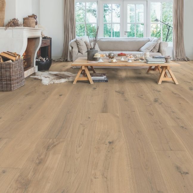 Quick Step Hardwood Massimo Cappuccino Blonde Oak Extra Matt MAS3566S Quick Step Hardwood Massimo Cappuccino Blonde Oak Extra Matt MAS3566S