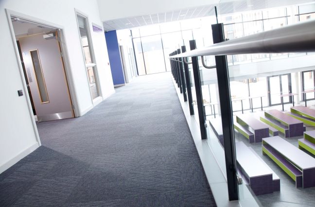 Heckmondwike Array Carpet Tile Array Purple 50 X 50 cm