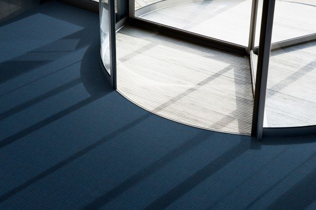 Heckmondwike Battleship Entrance Carpet Indigo