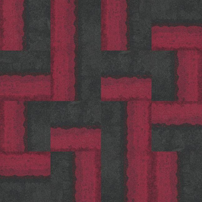 Interface Composure Edge Carpet Tile Berry/Solitude 4274008