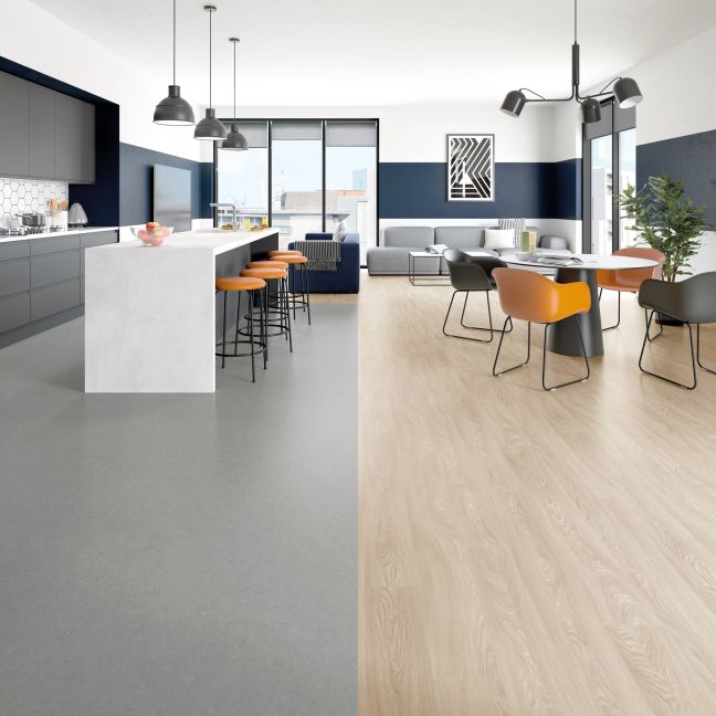 Polyflor PolySafe Stone fx PUR Dove Slate 6012 Polyflor PolySafe Stone fx PUR Dove Slate 6012