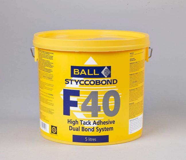 F Ball Styccobond F40 High Tack Adhesive 5L F Ball Styccobond F40 High Tack Adhesive 5L