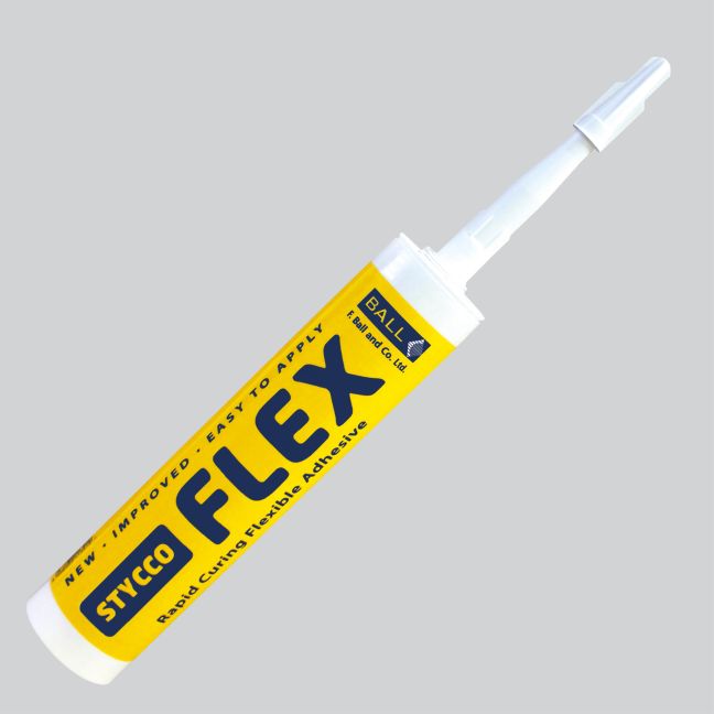 F Ball Stycco Flex Rapid Curing Flexible Adhesive 290ml F Ball Stycco Flex Rapid Curing Flexible Adhesive 290ml