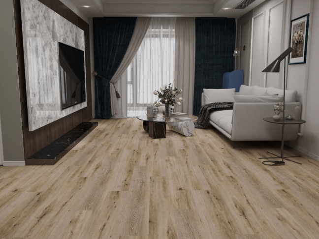 Flooring Hut Burrnest Next Step Rigid Core - Latte Oak Plank