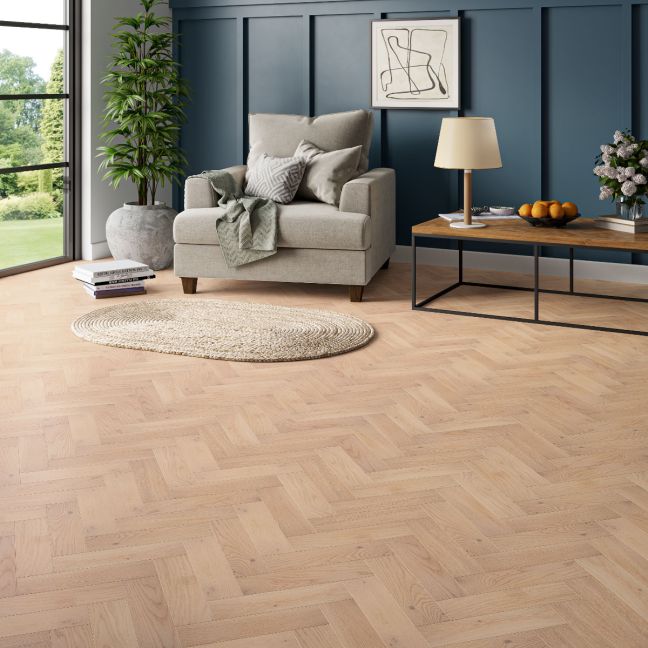 Flooring Hut Burleigh Wood 10/3mm Herringbone Invisible Smooth Oiled Rustic Oak T&G Flooring Hut Burleigh Wood 10/3mm Herringbone Invisible Smooth Oiled Rustic Oak T&G
