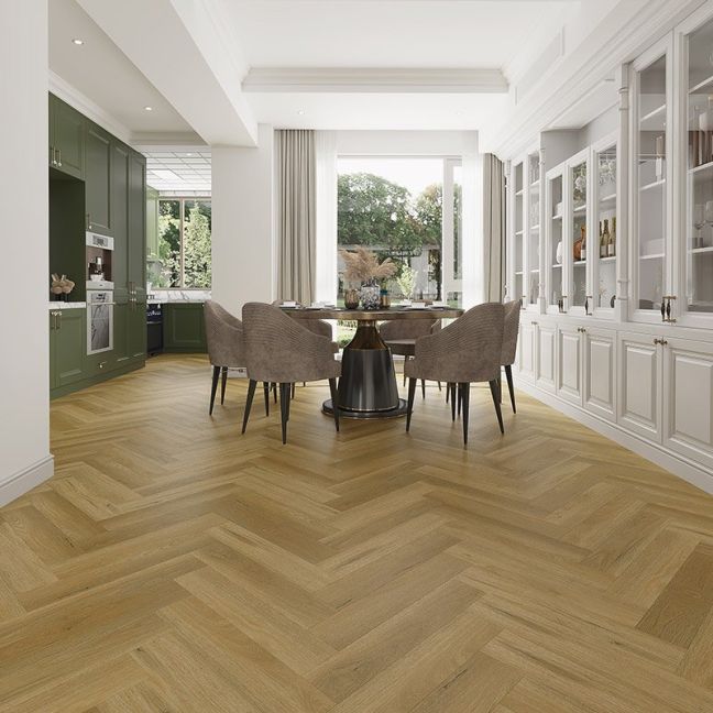Luvanto Click Plus Herringbone Natural Oak Luvanto Click Plus Herringbone Natural Oak