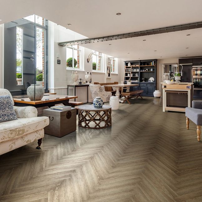 Luvanto Click Plus Herringbone Reclaimed Oak