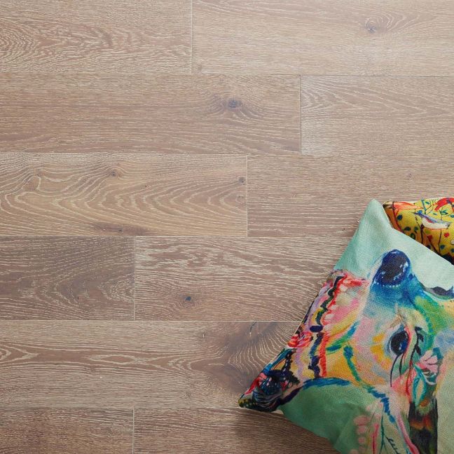 Flooring Hut Burleigh Blossom Smoked Limed & Lacquered French Oak 18/4 150mm 400-1500mm Engineered Wood