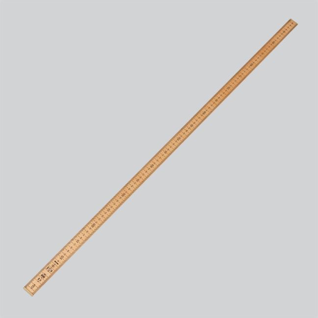 F Ball Stopgap Measuring Equipment 1m Flat Wood Rule
