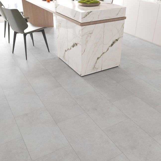 Flooring Hut Burrnest Luxury Vinyl Flooring - Light Slate Grey Flooring Hut Burrnest Luxury Vinyl Flooring - Light Slate Grey