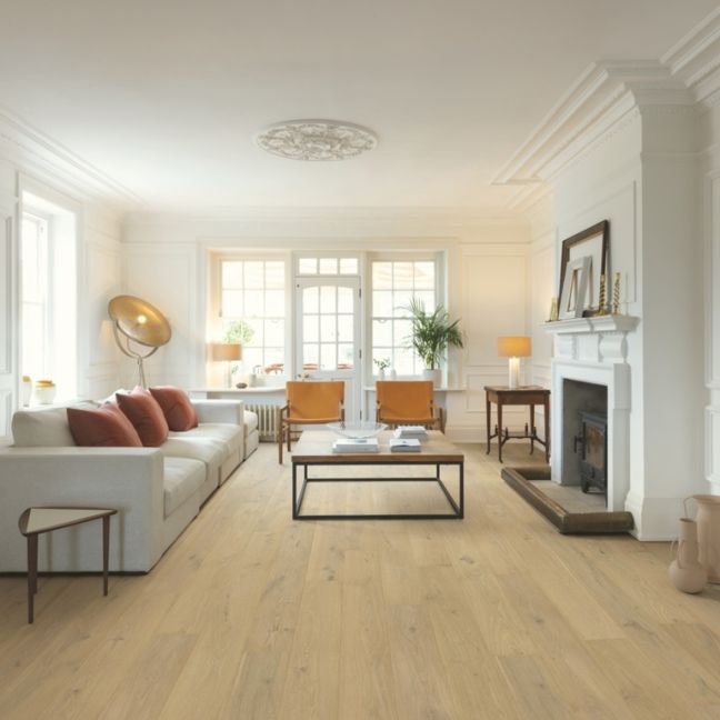 Quick Step Hardwood Cascada Pearl White Oak Extra Matt CASC6030