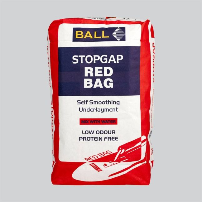 F Ball Stopgap Red Bag Self-Smoothing Underlayment 25KG F Ball Stopgap Red Bag Self-Smoothing Underlayment 25KG