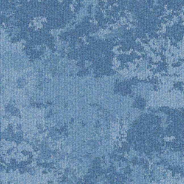 Burmatex Snowfall Carpet Tiles Frozen Blue 35715