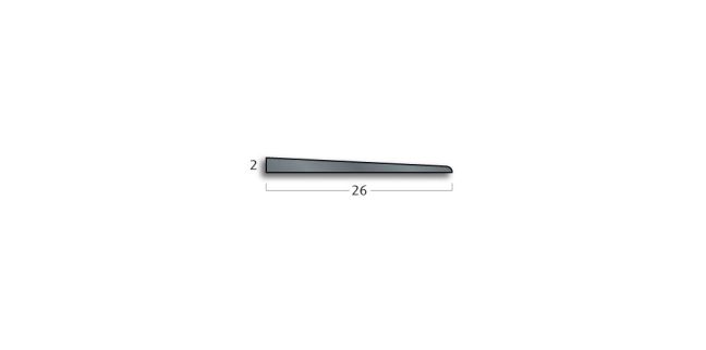 Gradus T200 2mm Diminishing Strip