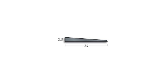 Gradus T250 2.5mm Diminishing Strip